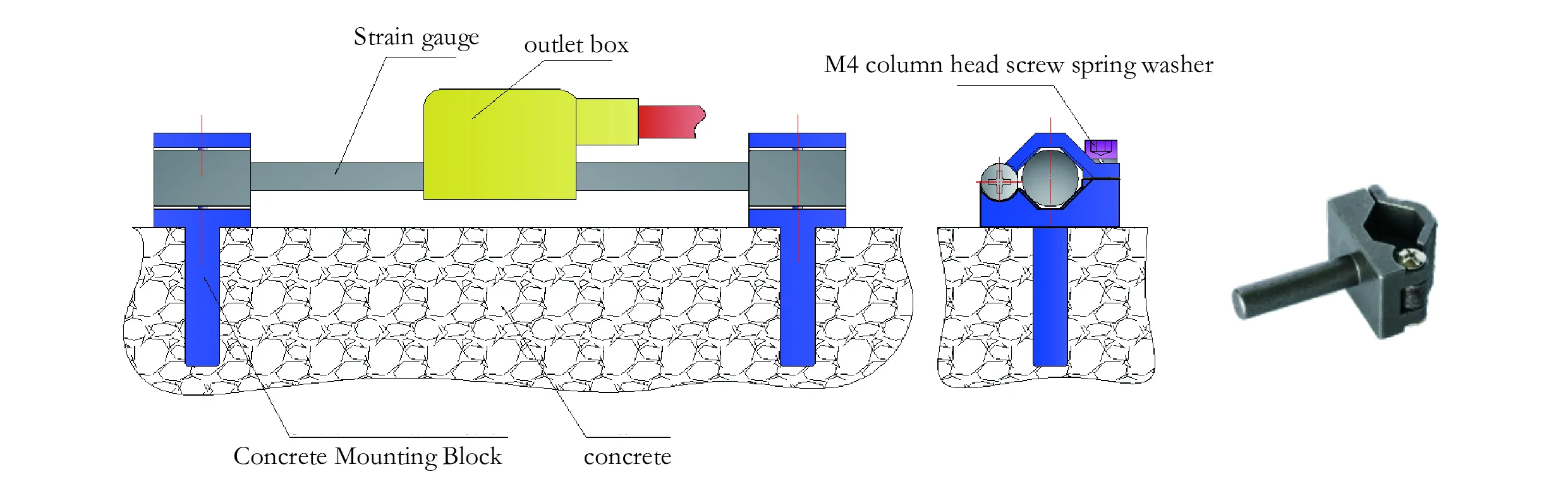 Интеллектуальный тензометрический датчик с вибрирующей проволокой (поверхностная модель) JMZX-212HAT/HB, изображение 9